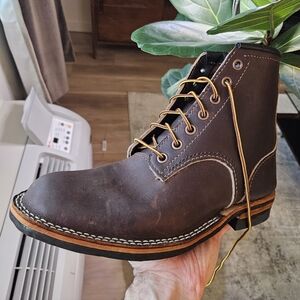 Classic Brown Leather Men's Boots